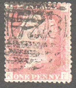 Great Britain Scott 33 Used Plate 148 - KF - Click Image to Close